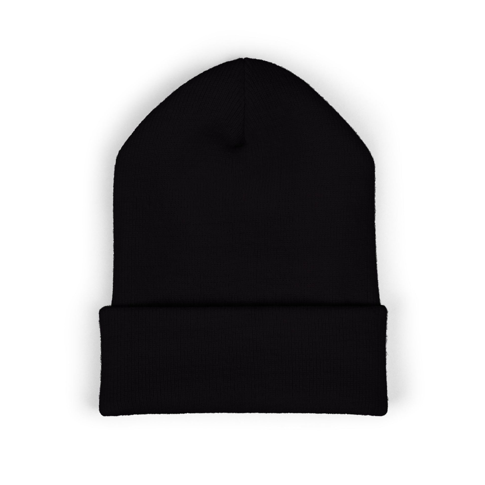 MK10 Embroidered Cuffed Beanie — Classic Knit Winter Hat