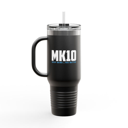 40oz Insulated Travel Mug — 'MK10 Bold Matte Tumbler